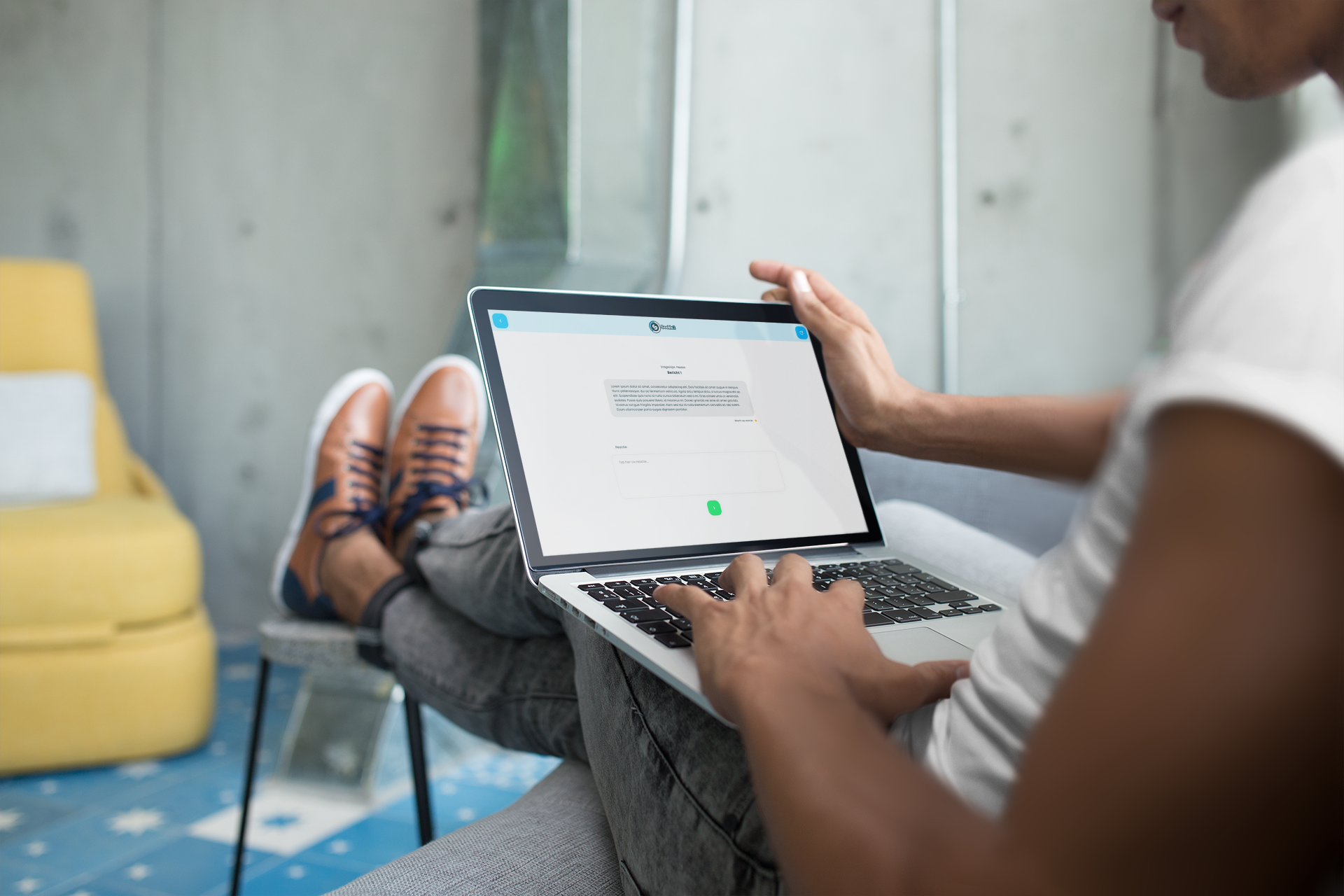 mockup-of-a-man-working-in-his-macbook-pro-a20755